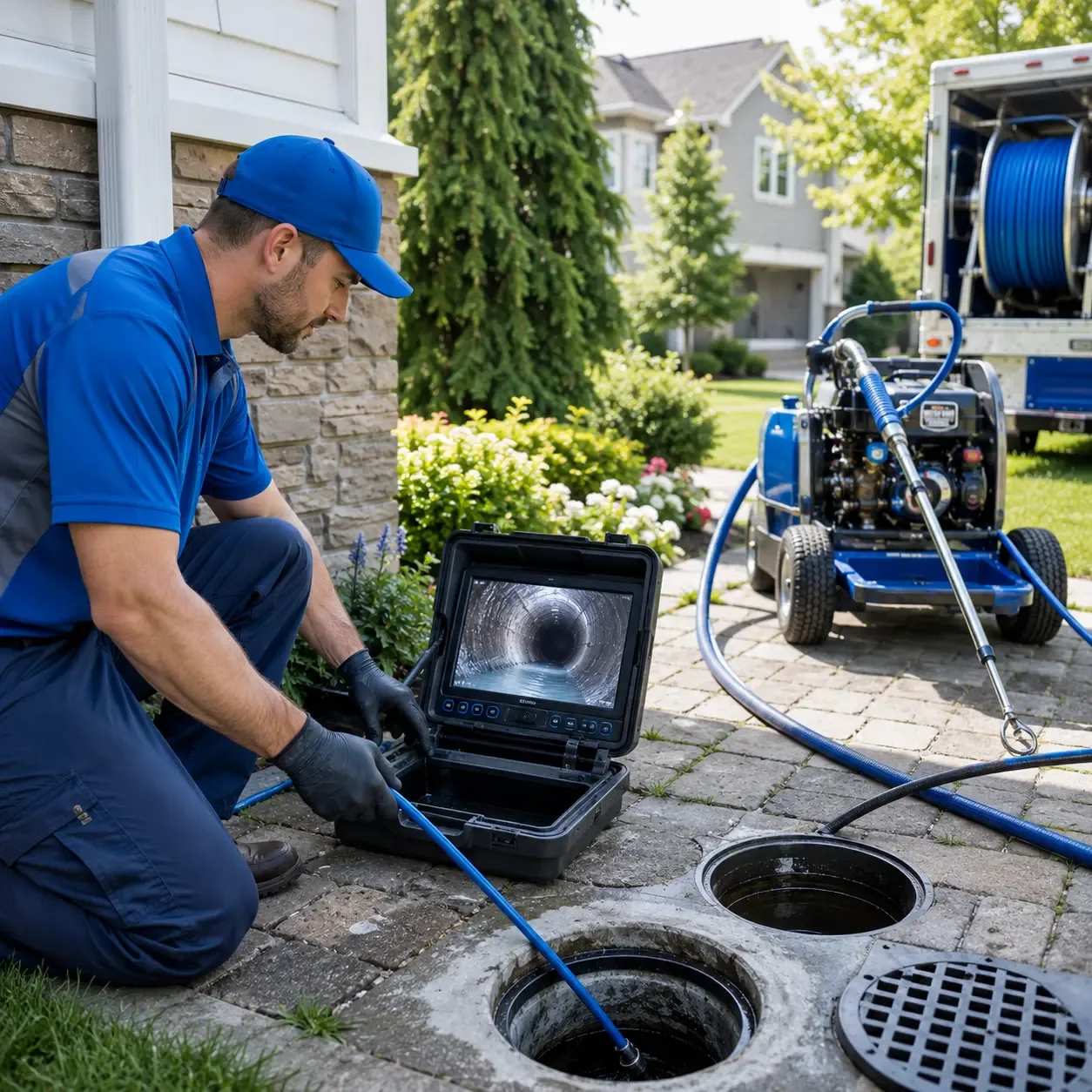Outdoor drain cleaning professionals serving Yale, OK